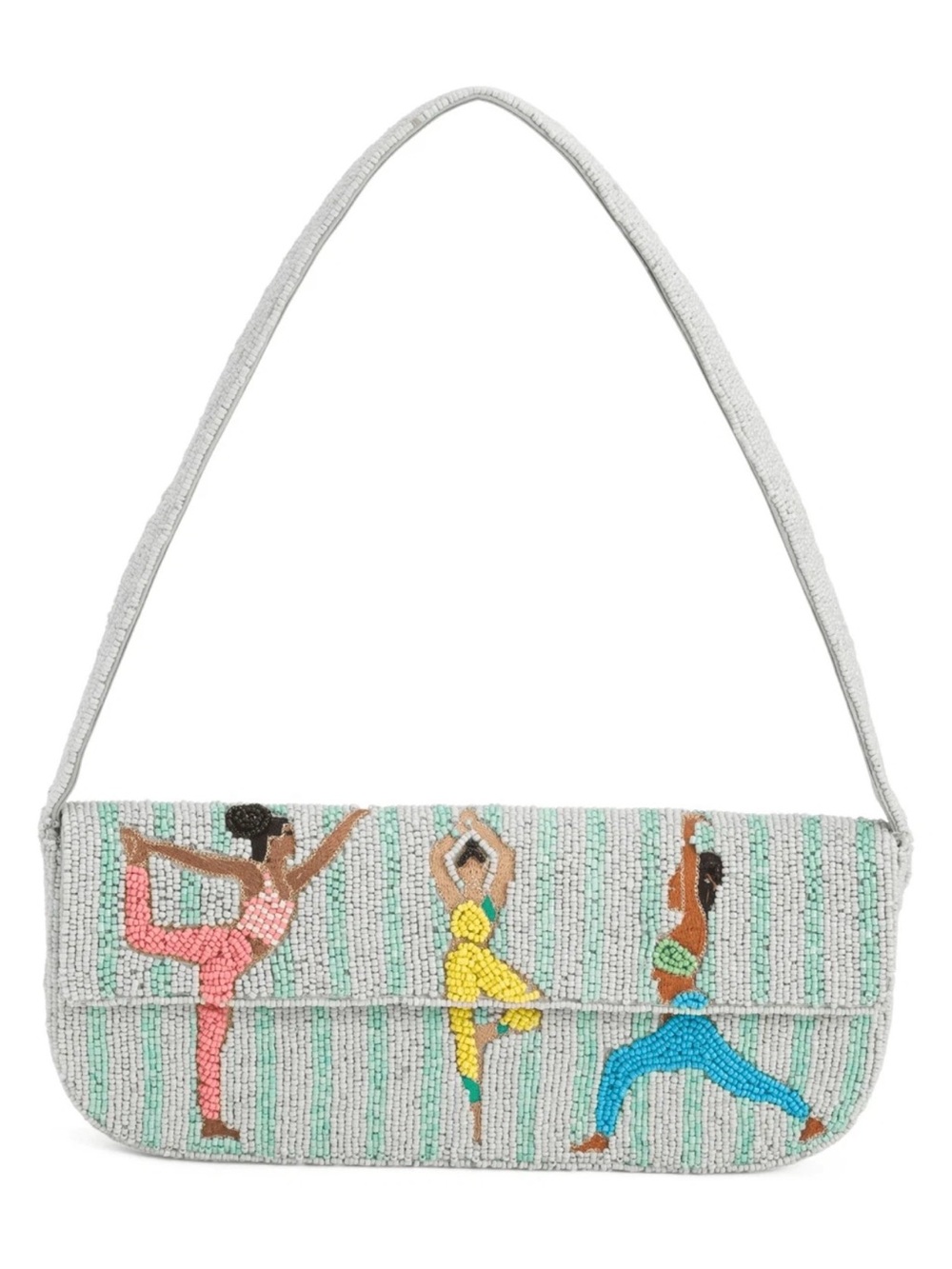 Handcrafted In India Beaded Bag Yoga Namaste Tik Tok Viral NWT NEW RELEASE